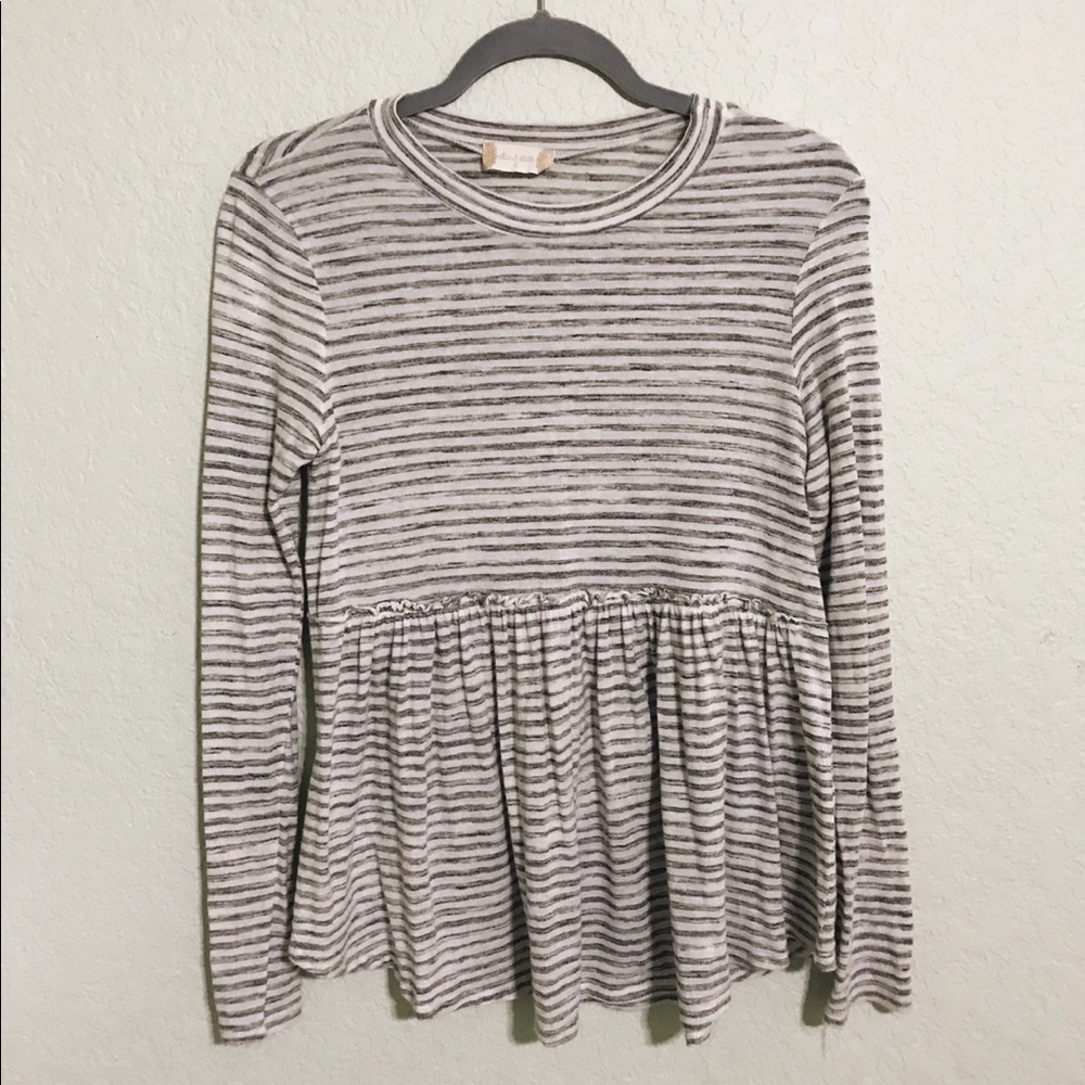 Altar’d State Striped Peplum